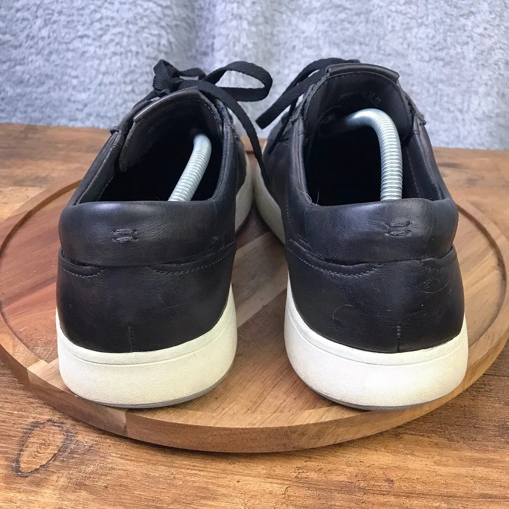 Cole Haan GrandPro Spectator Sneakers Mens 12 Black Leather Low Top Tennis Shoes
